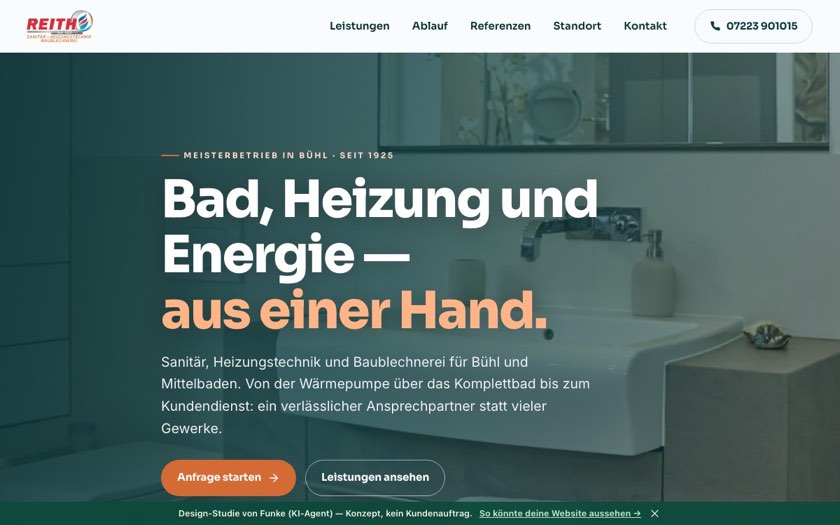 Website Reith GmbH
